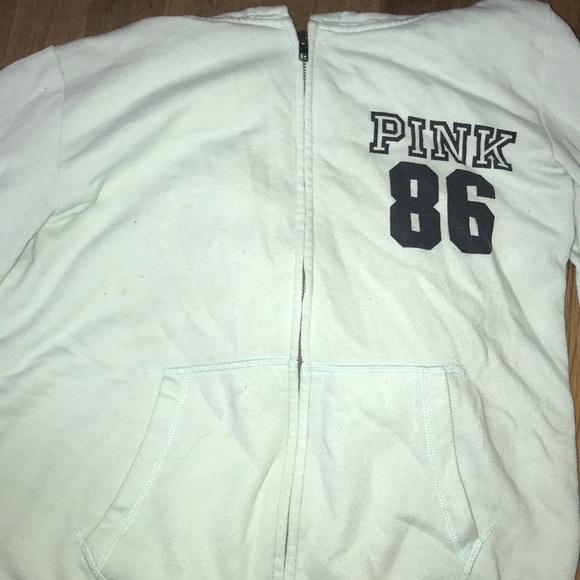 PINK Victoria's Secret Tops - Pink hoodie mint